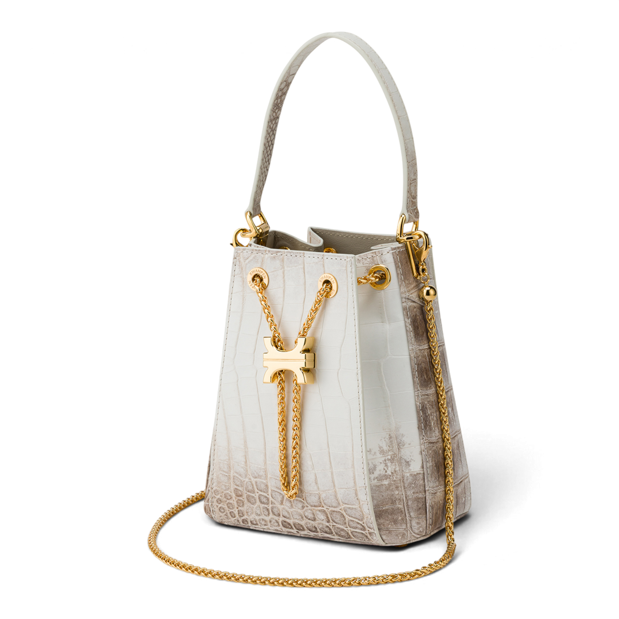 Crest Link Origami Bucket Bag