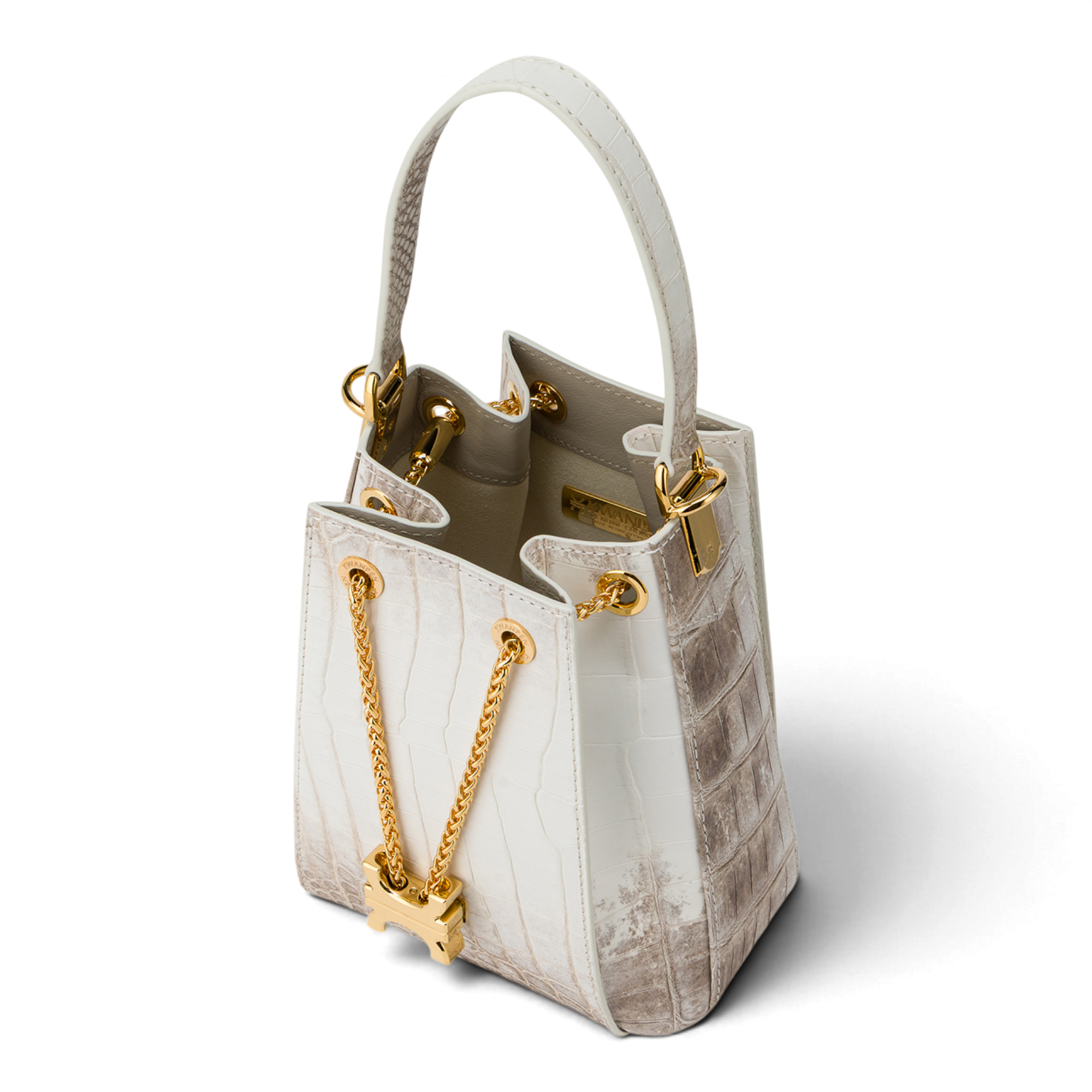 Crest Link Origami Bucket Bag