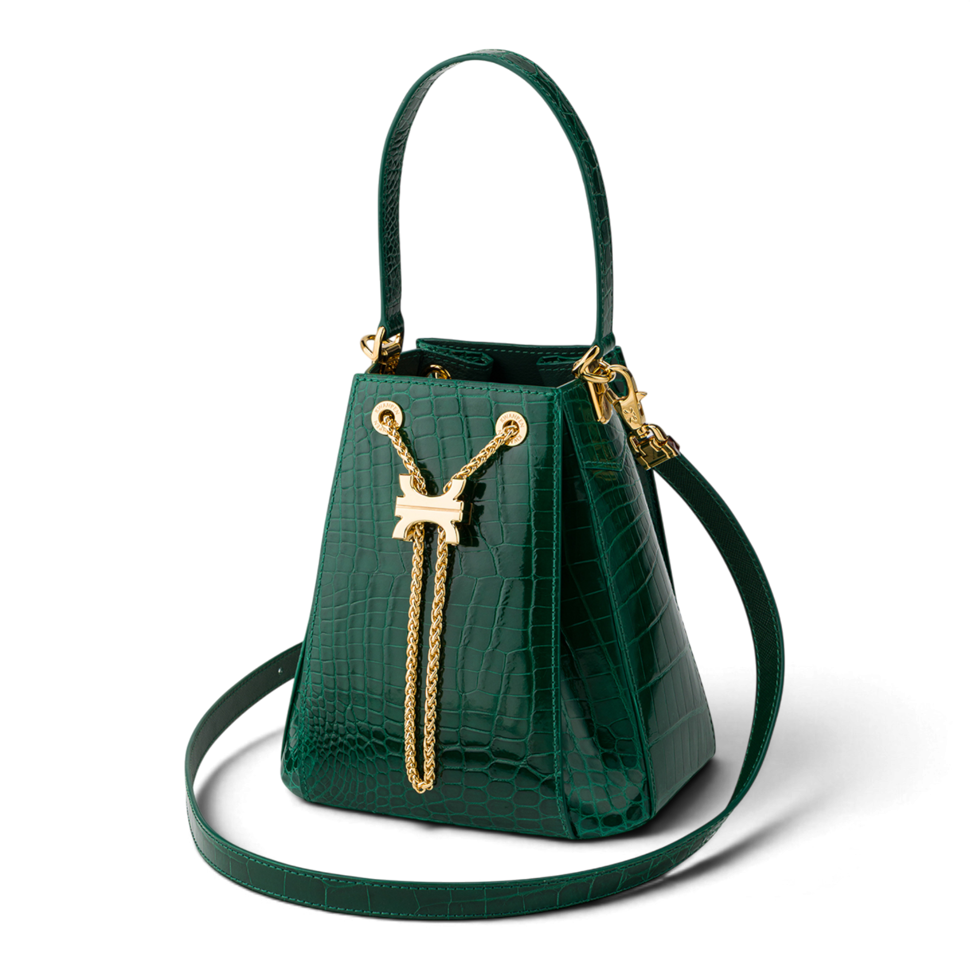 Crest Link Origami Bucket Bag