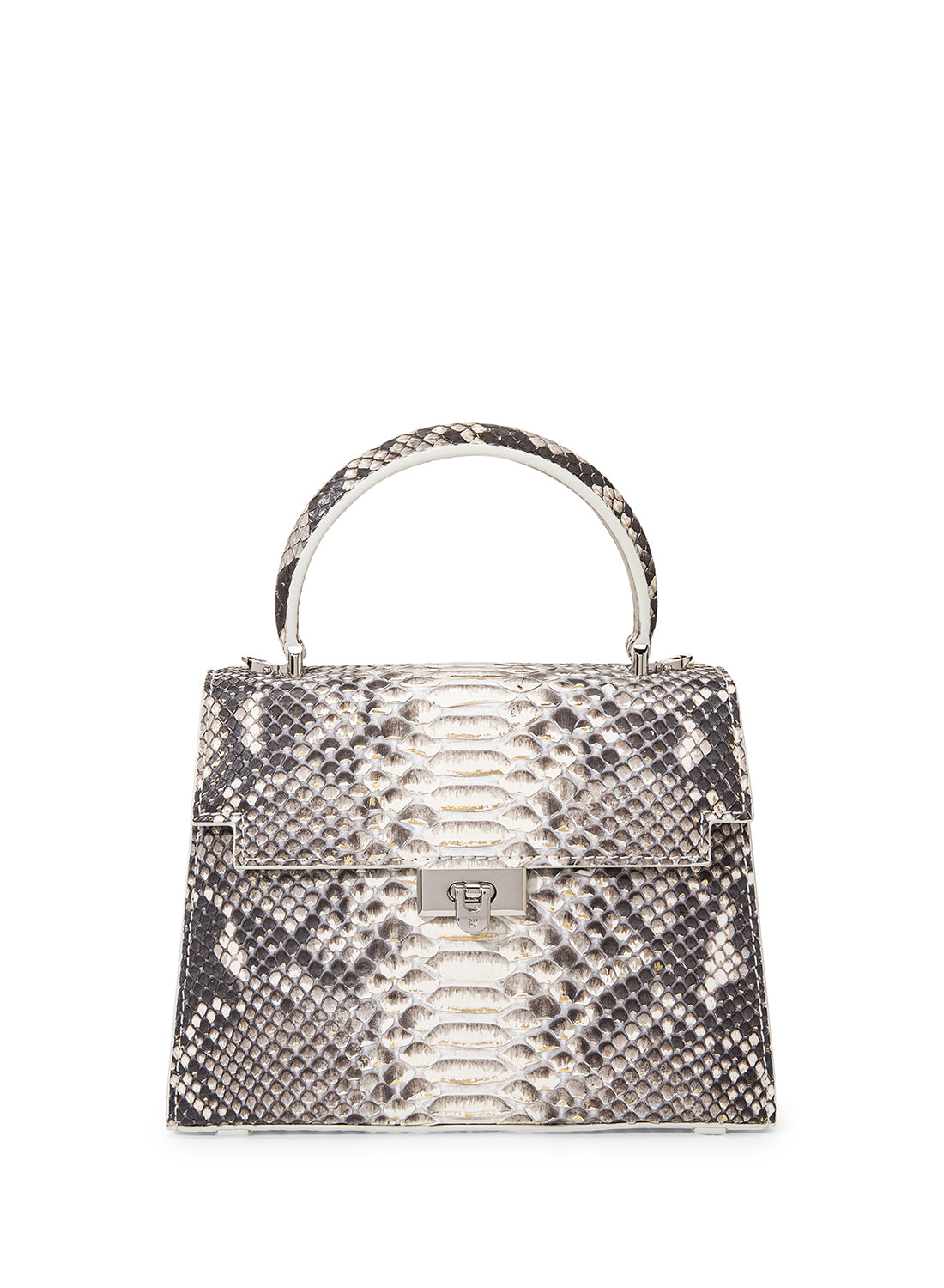 Orchidea Oro Crocodile Leather Top Handle Bag