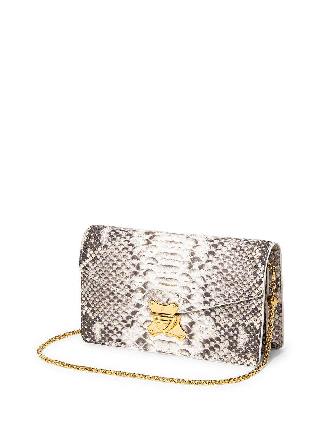 Orchidea Oro Crocodile Leather Wallet