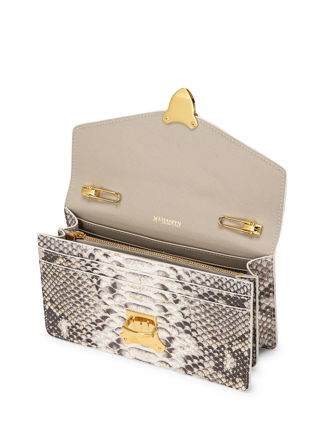 Orchidea Oro Crocodile Leather Wallet