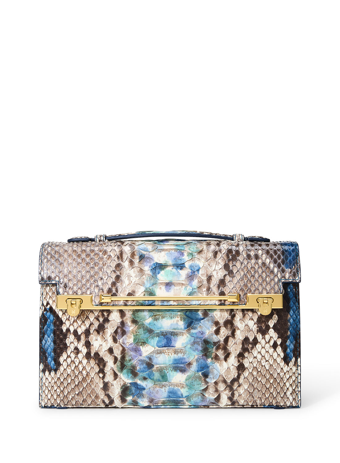 Tutti Frutti Crocodile Leather Clutch
