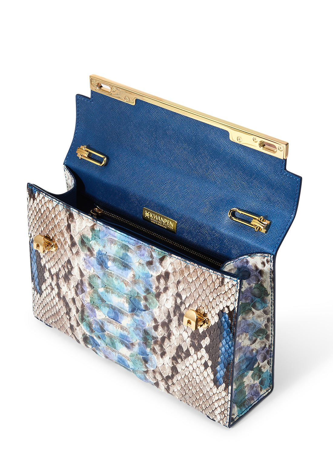 Tutti Frutti Crocodile Leather Clutch