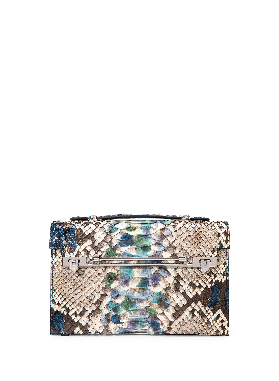 Tutti Frutti Crocodile Leather Clutch