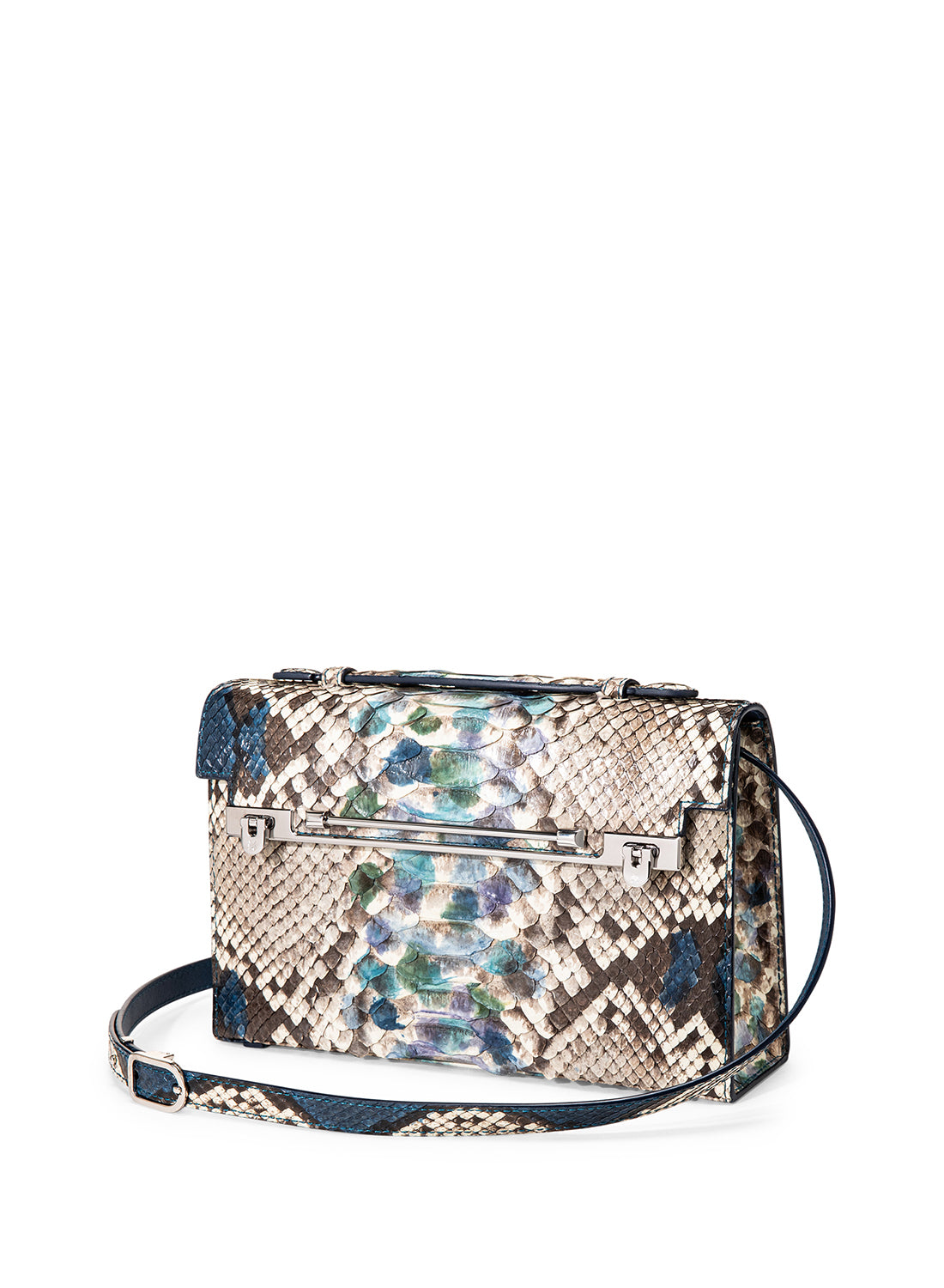 Tutti Frutti Crocodile Leather Clutch