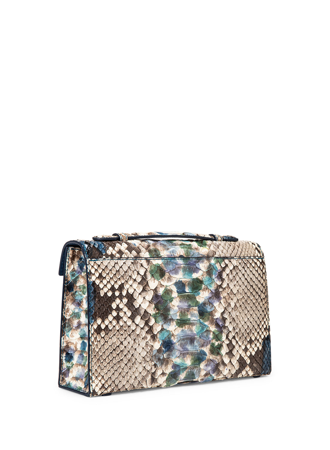 Tutti Frutti Crocodile Leather Clutch