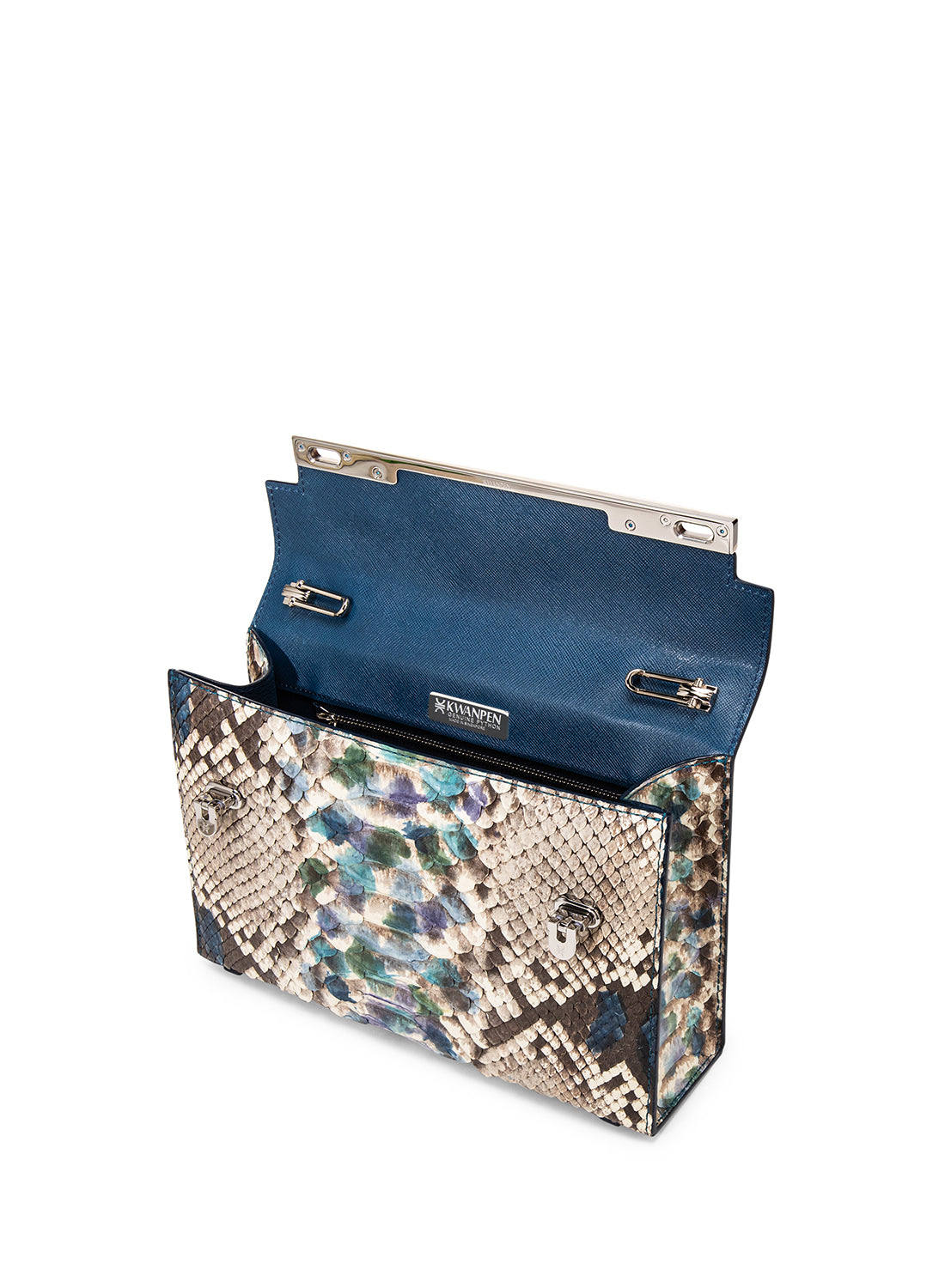 Tutti Frutti Crocodile Leather Clutch