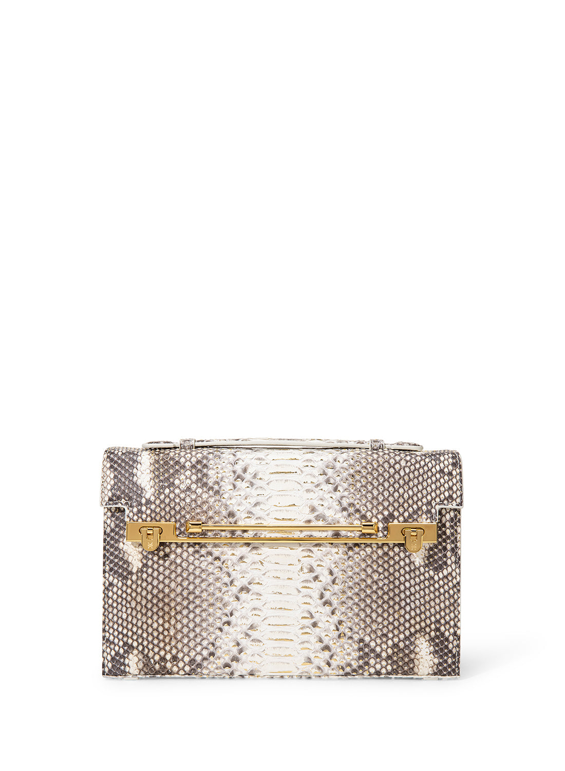 Orchidea Oro Crocodile Leather Clutch