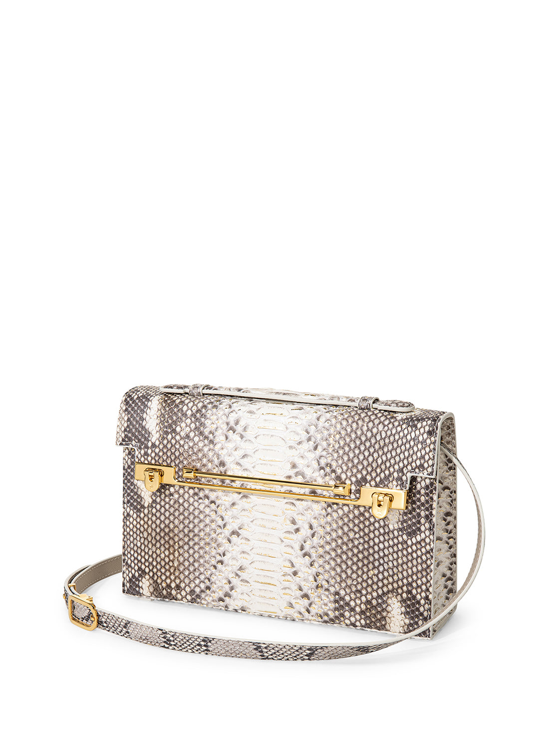 Orchidea Oro Crocodile Leather Clutch
