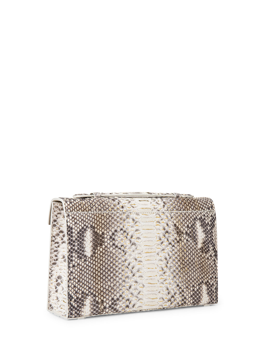 Orchidea Oro Crocodile Leather Clutch