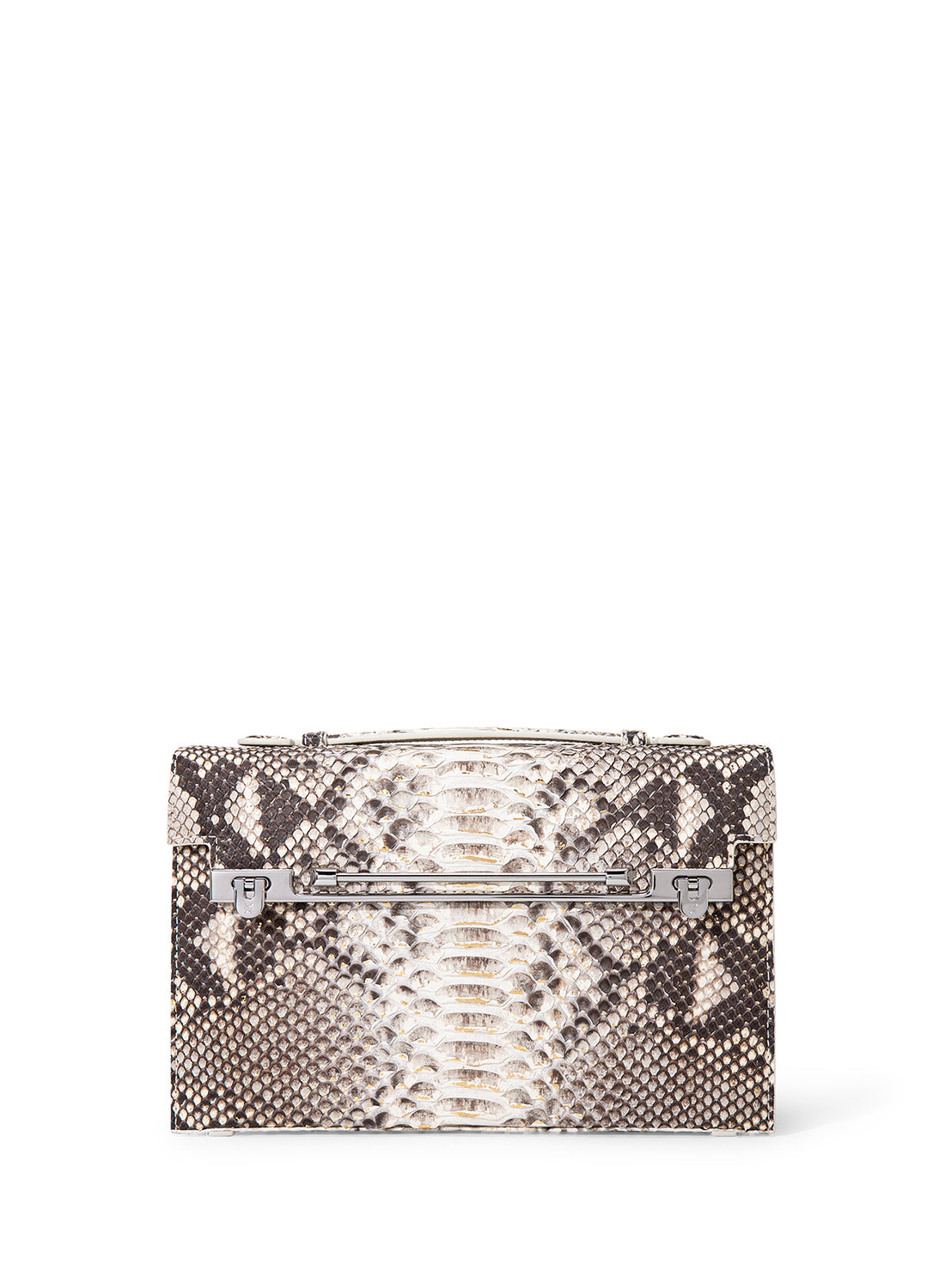 Orchidea Oro Crocodile Leather Clutch