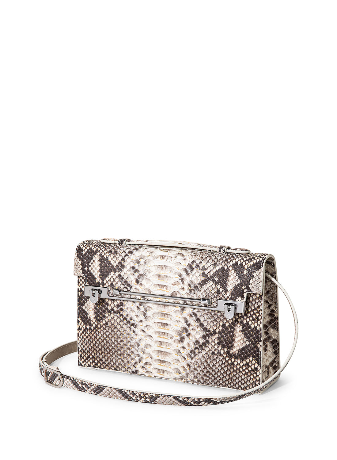 Orchidea Oro Crocodile Leather Clutch