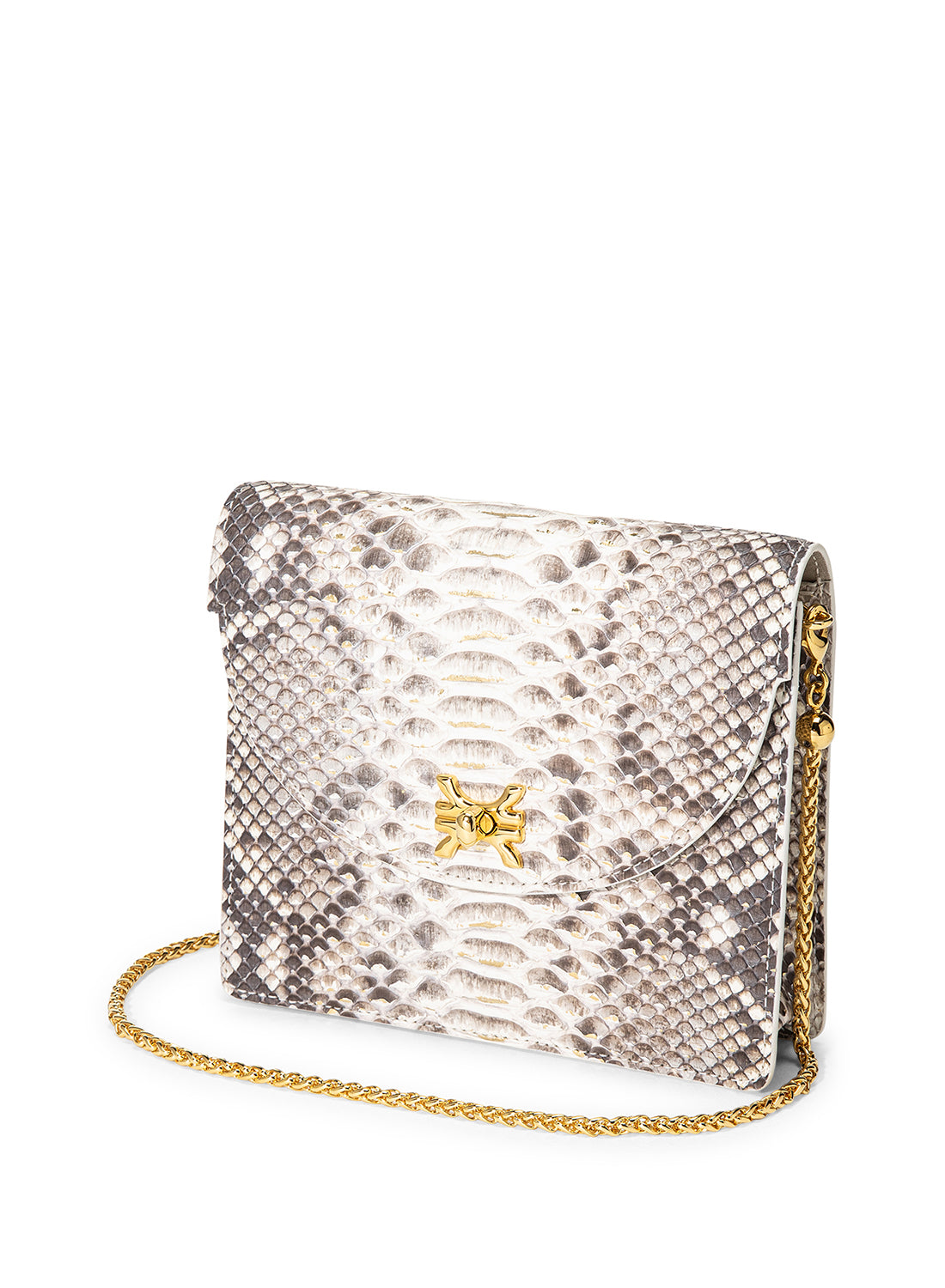 Orchidea Oro Crocodile Leather Wallet