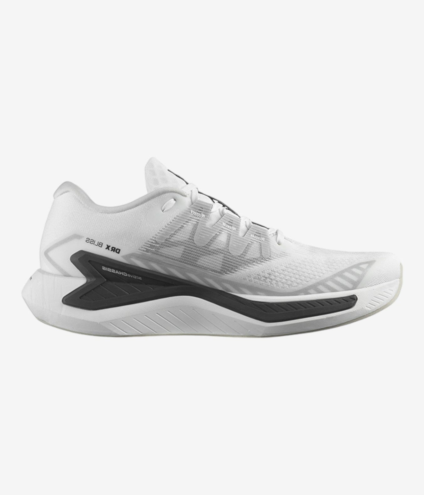 Drx Bliss White Black Running Shoes