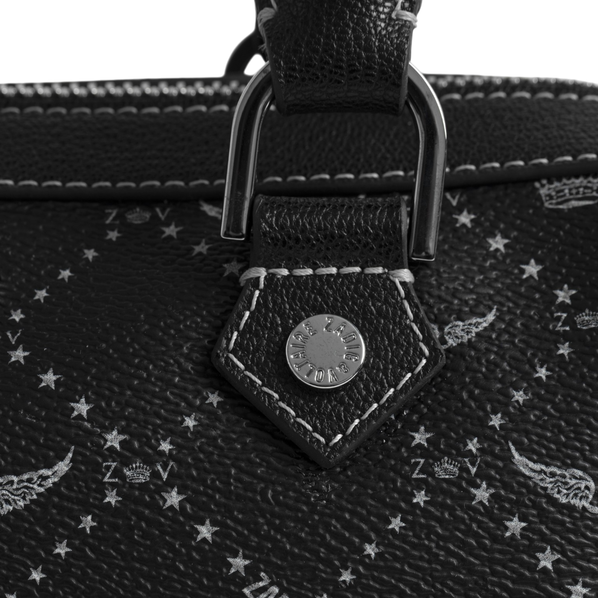 XS Sunny Vibe Monogram Coated-Canvas Crossbody Bag - Black