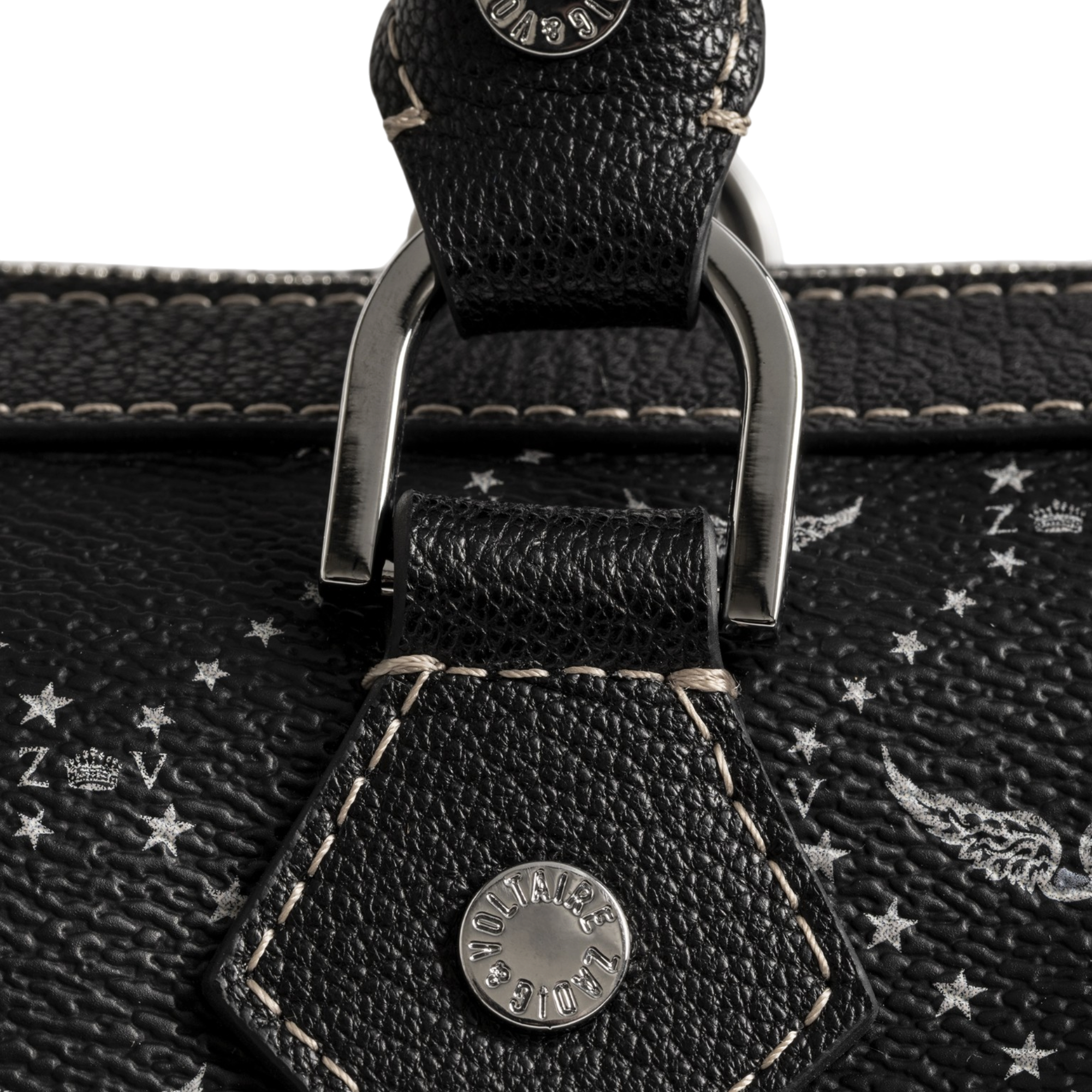 Sunny Vibe Medium Monogram Coated-Canvas Bag - Black