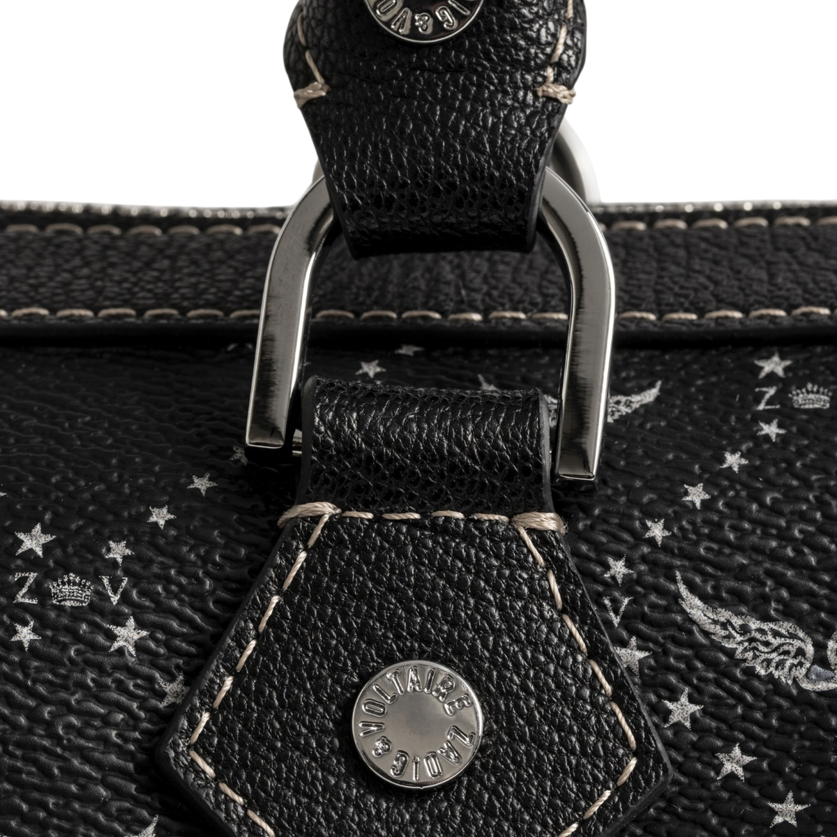 Sunny Vibe Medium Monogram Coated-Canvas Bag - Black