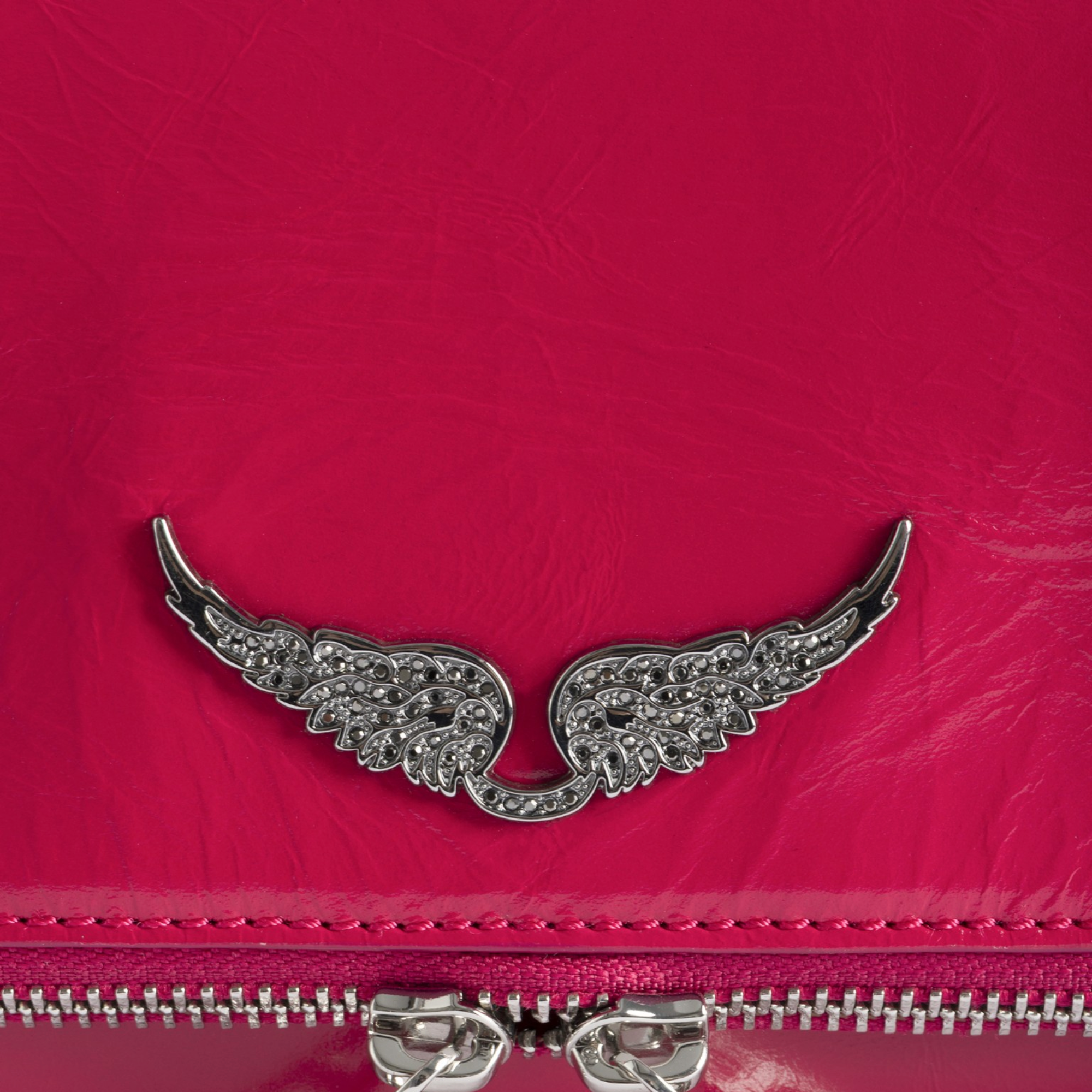 Rock Vintage Patent Leather Clutch - Podium