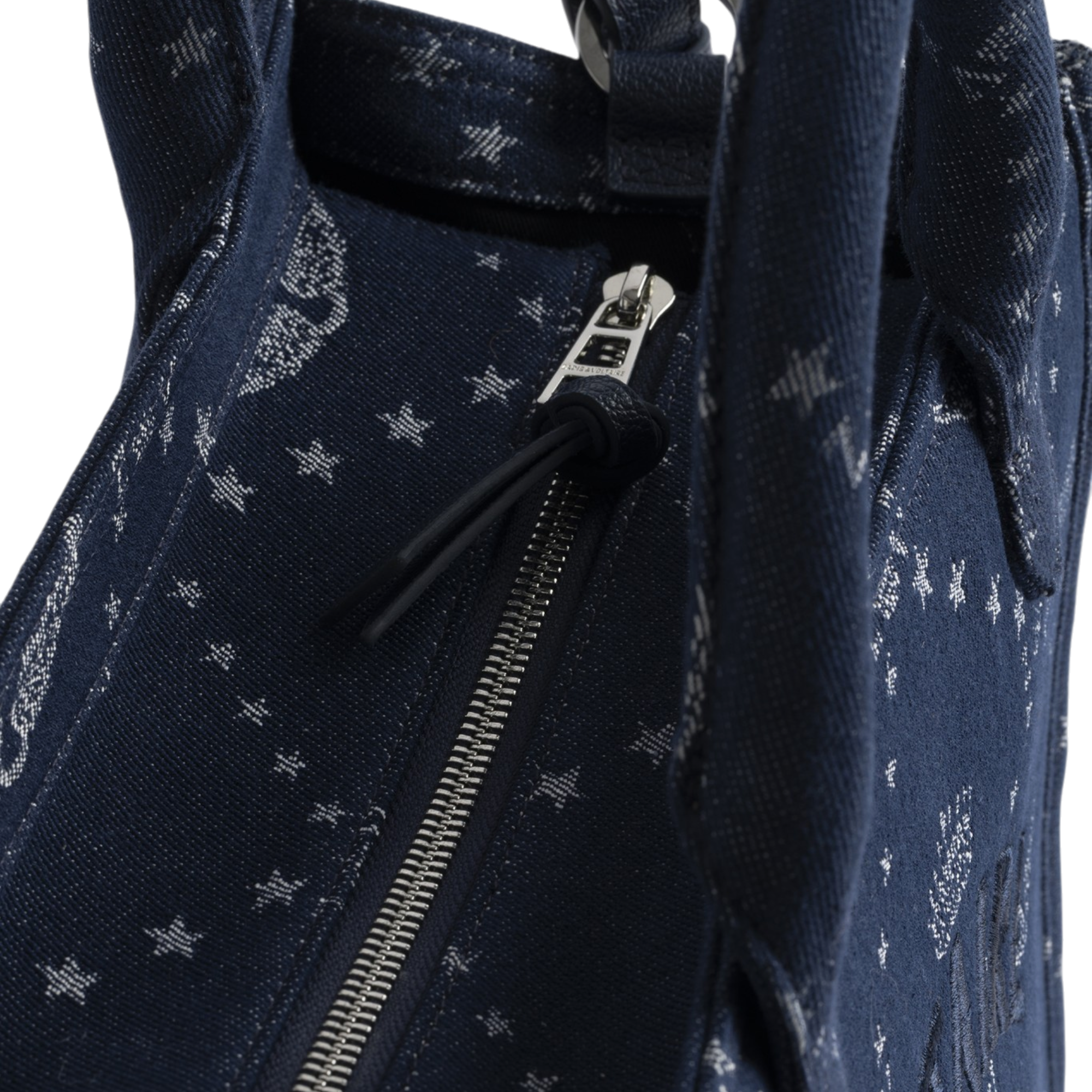 Angel Tote XS Denim Monogram Bag - Silent Blue
