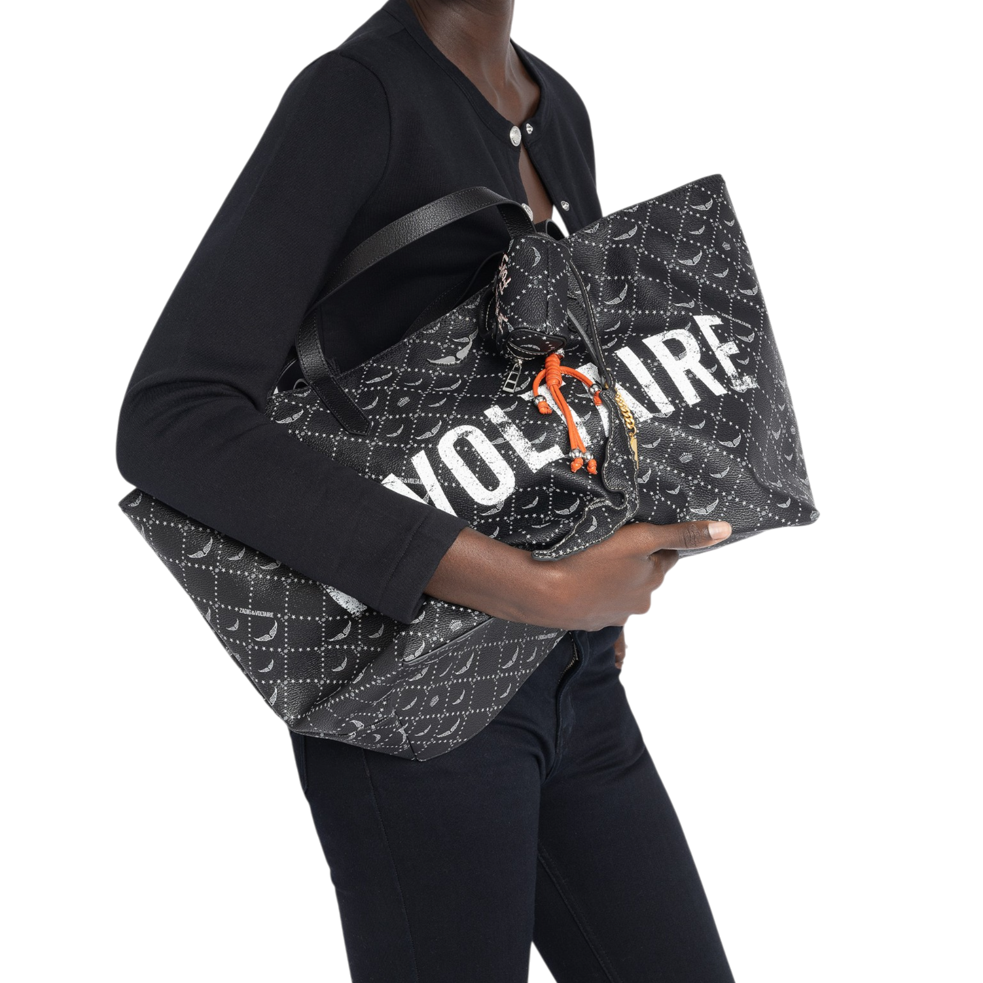 Z Shopper XL Revoltaire Monogram Tote - Black