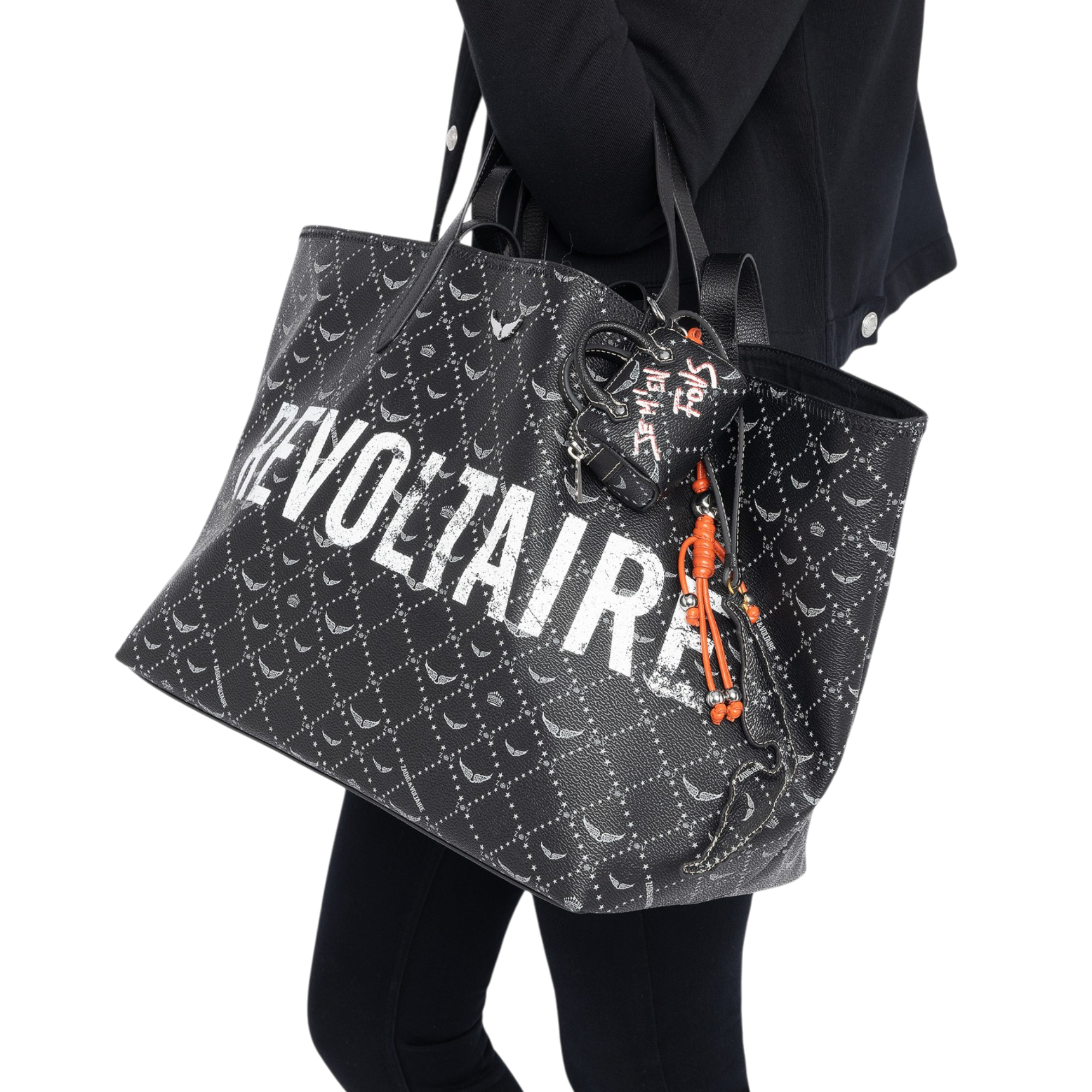 Z Shopper XL Revoltaire Monogram Tote - Black