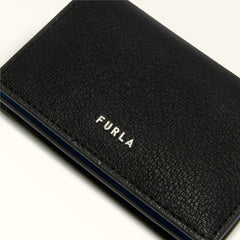 Furla Man Project Business Card Case - Nero Blueberry Int.