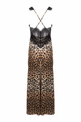 Nyx Leopard Printed Slip Dress