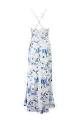 Aphrodite Printed Slip Dress