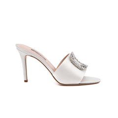 SJP by Sarah Jessica Parker Prix 70mm Ivory Satin Sandals