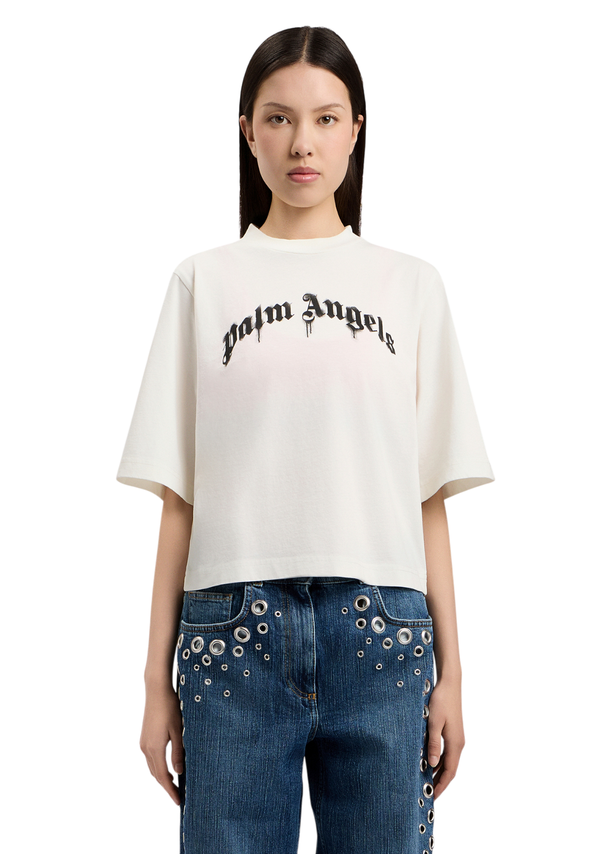 Curved Logo Boxy Tee