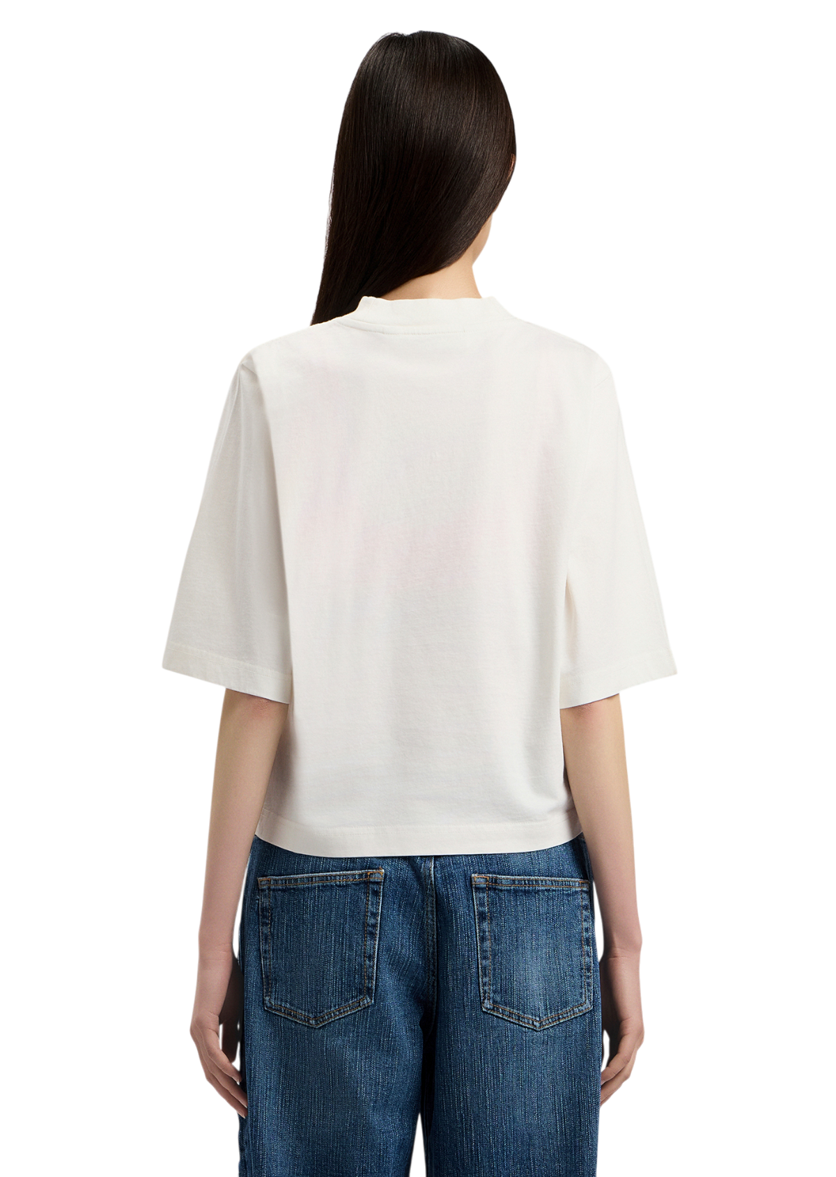 Curved Logo Boxy Tee
