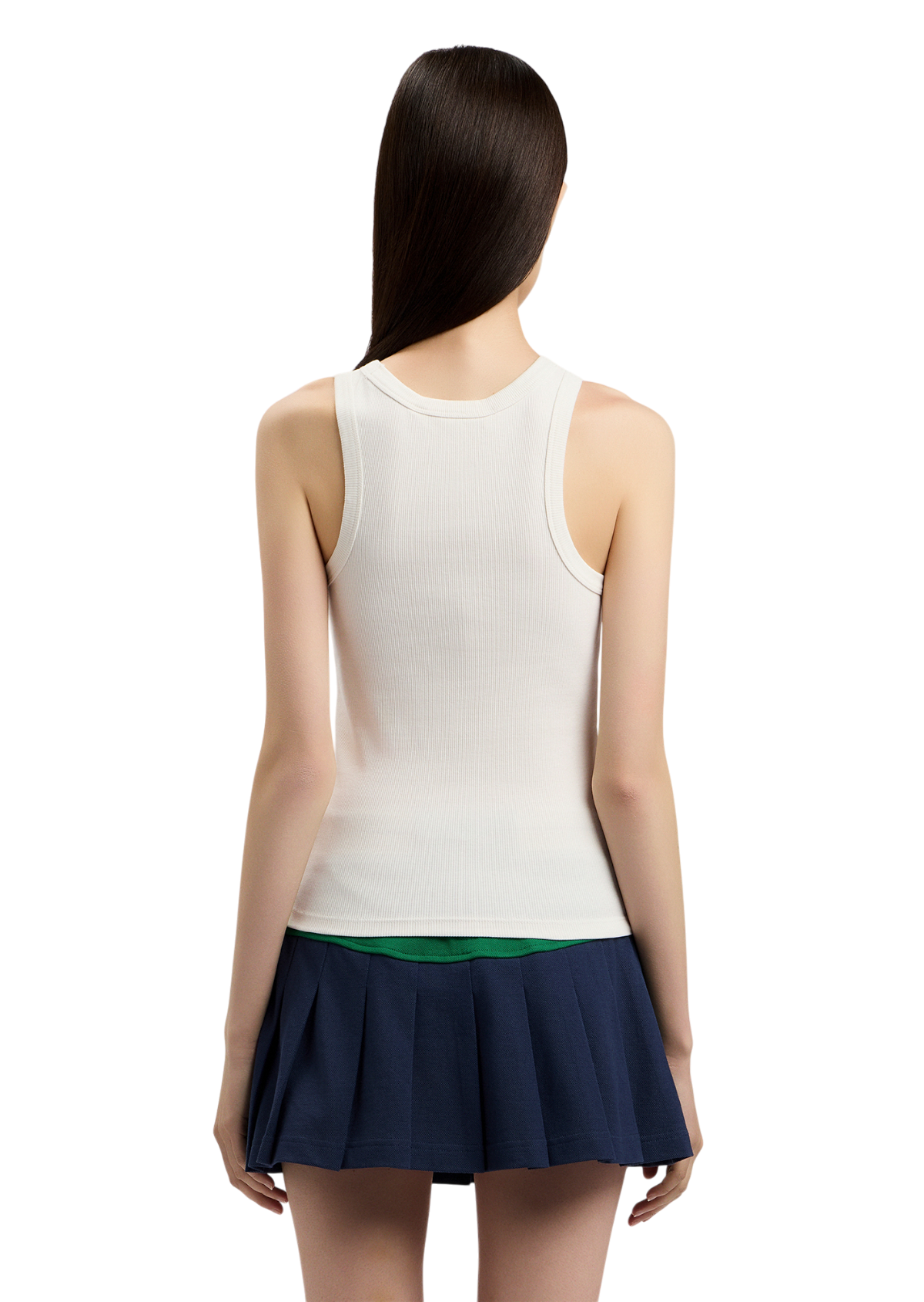 Classic Logo Fitted Tank Top