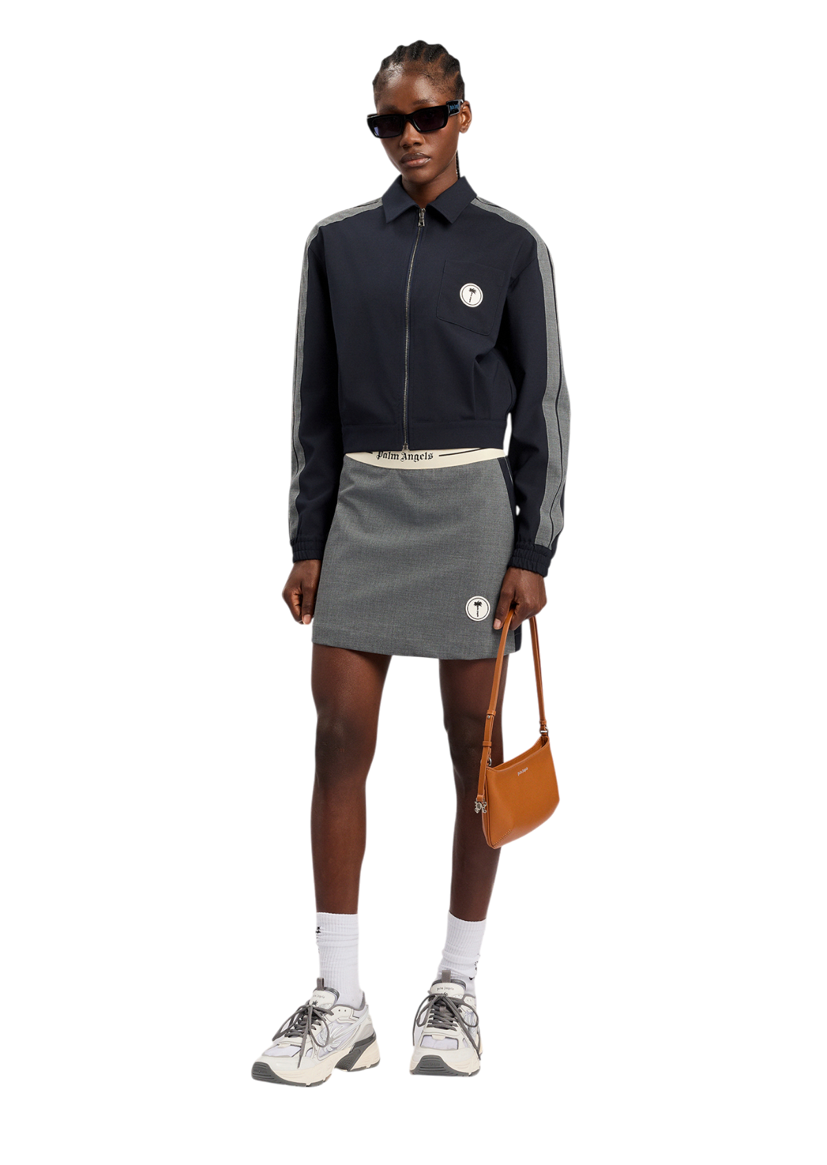Tree Logo Tape Mini Skirt