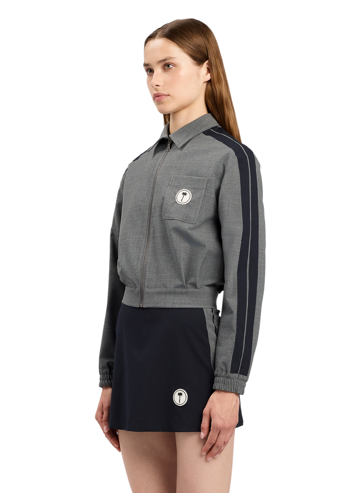 Tree Logo Zipped Overshirt