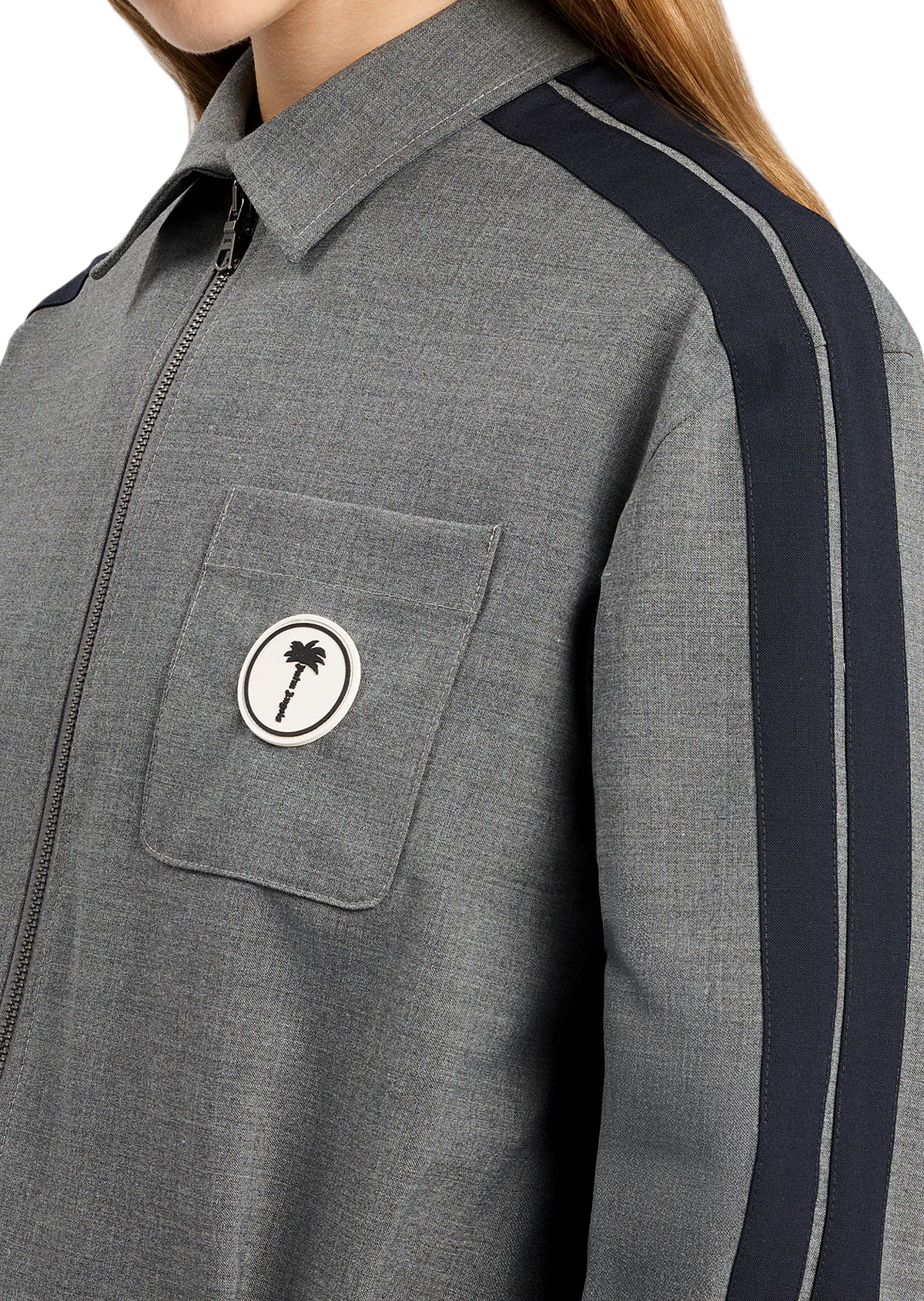 Tree Logo Zipped Overshirt