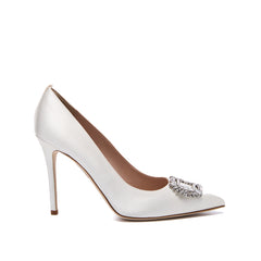 SJP by Sarah Jessica Parker Middle East Exclusive Royale 100mm Ivory Satin Pumps