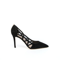 SJP By Sarah Jessica Parker Regents Ebony Suede 90mm Pumps