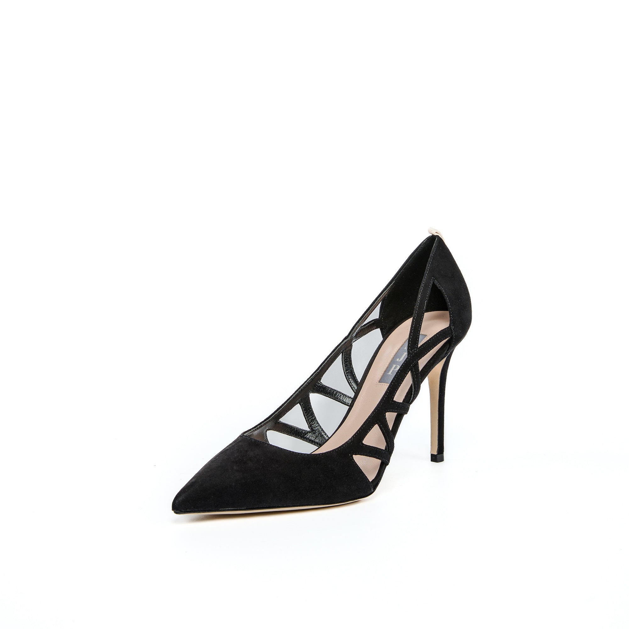 SJP By Sarah Jessica Parker Regents Ebony Suede 90mm Pumps