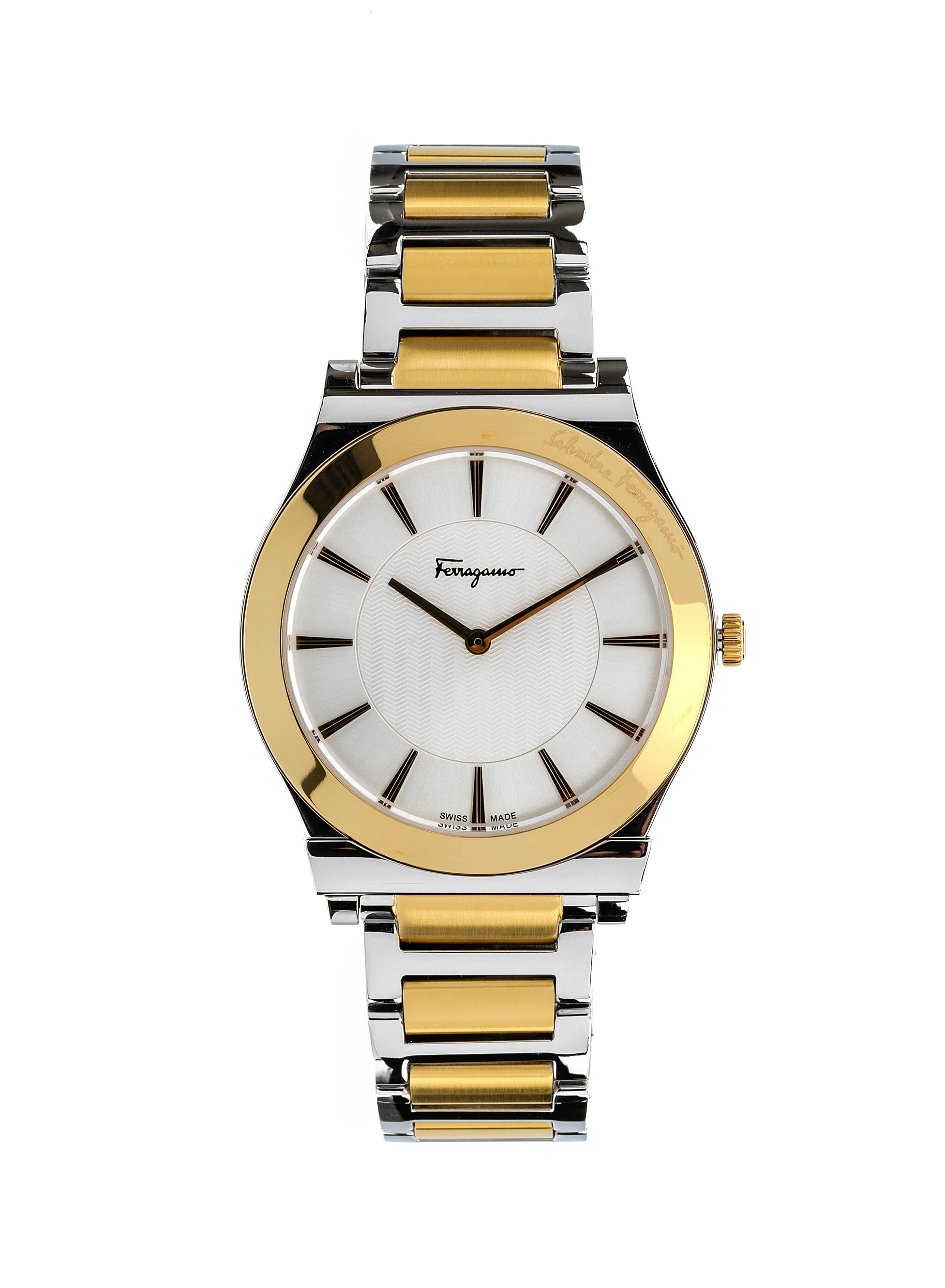 1898 Slim Quartz Silver Dial Watch