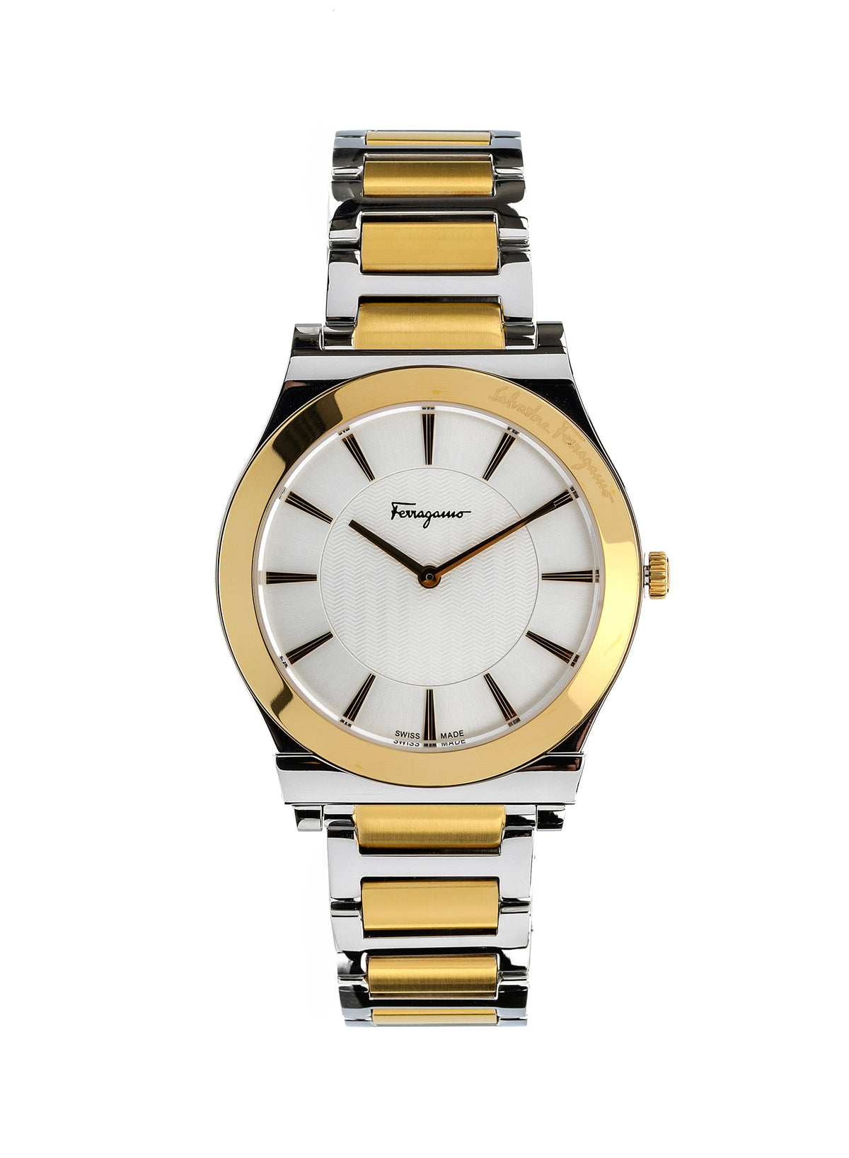 1898 Slim Quartz Silver Dial Watch