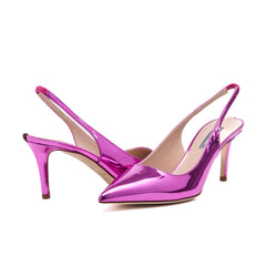 SJP by Sarah Jessica Parker Simplicity 70mm Pink Patent Leather Sandals