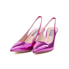 SJP by Sarah Jessica Parker Simplicity 70mm Pink Patent Leather Sandals