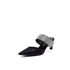 Sergio Rossi SR Paris 60mm Black Mules