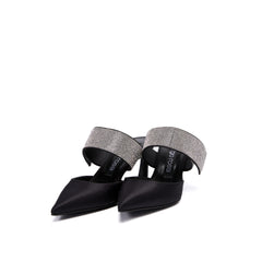 Sergio Rossi SR Paris 60mm Black Mules