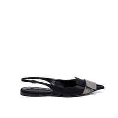 Sergio Rossi SR1 Paris 10mm Black Slingback