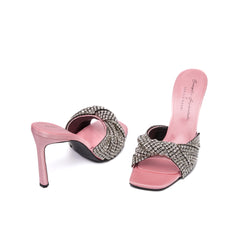 Sergio Rossi Evangelie 95mm Pink Sandals