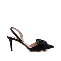 SJP by Sarah Jessica Parker Middle East Exclusive Steele 70mm Black Satin Slingback