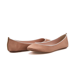 SJP by Sarah Jessica Parker Sunday 10mm Pecan Satin Flat Sandals