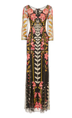 Temperley London Lucille V-Neck Dress Black